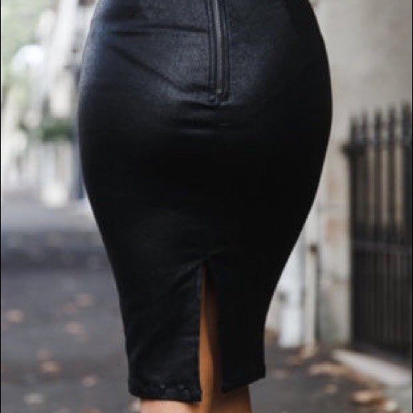 Fleece Bag Buttock Long Skirt - Picture 3 of 3